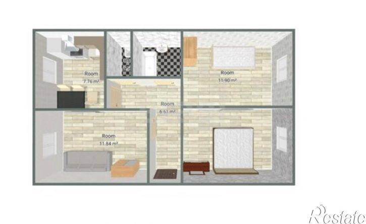 3-комн квартира переулок Горького, 25А,  д. 25А